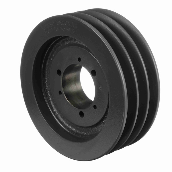 3 Groove Cast Iron Bushed Bore Multiple Sheave, 3B66SD
